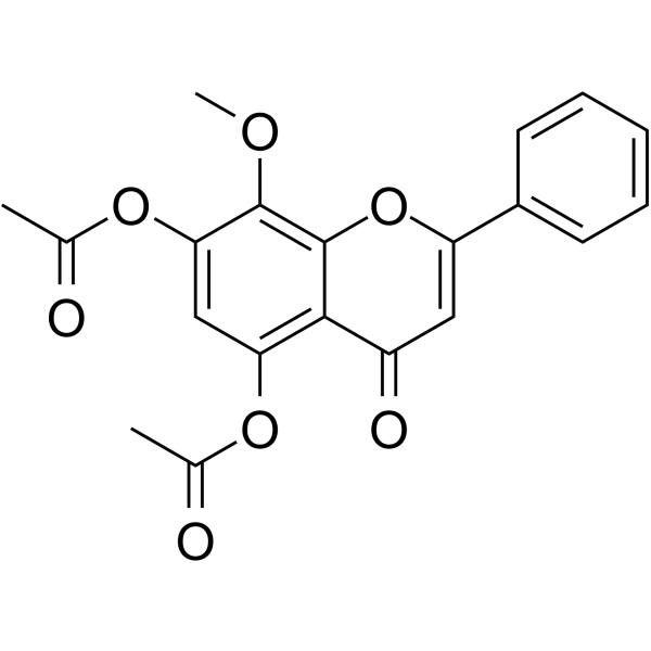 5,7-Diacetoxy-8-methoxyflavone 23246-80-2